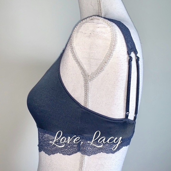 Victoria’s Secret Satin and Lace Bralette - Picture 2 of 4